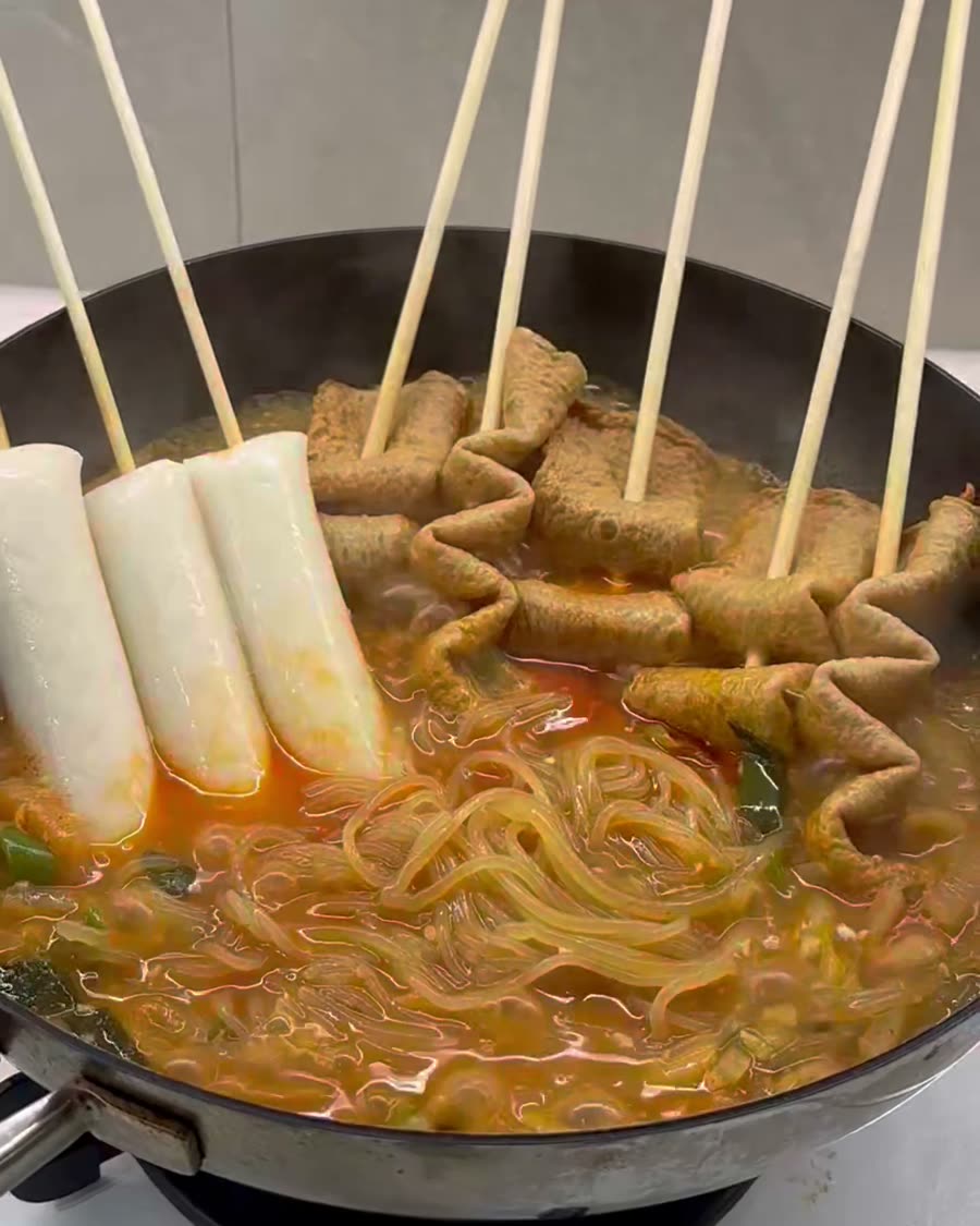 물떡오뎅쫄우동